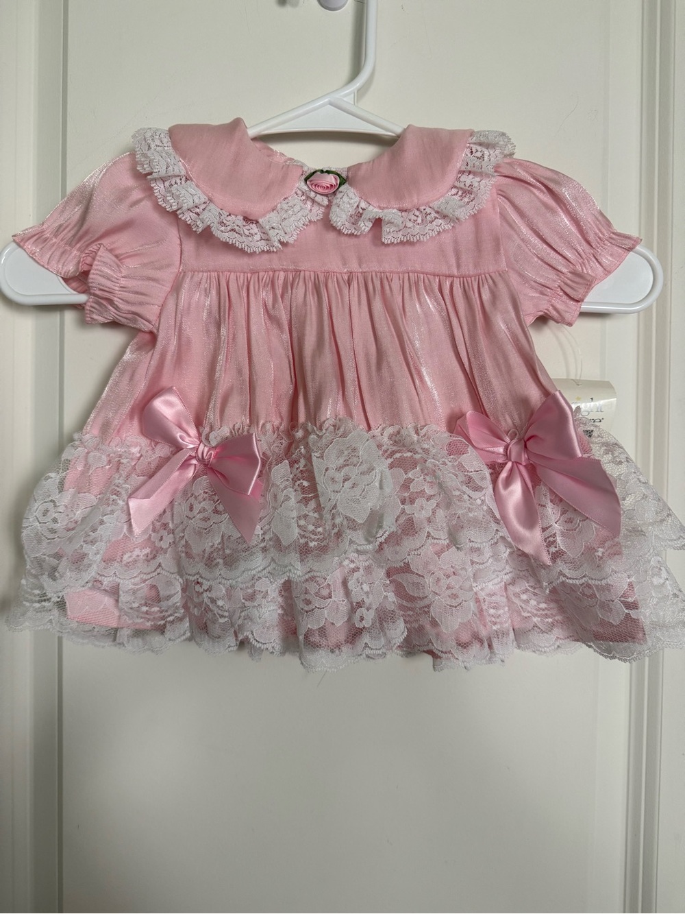 Pink Lace Kids Dress